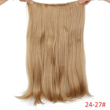 Load image into Gallery viewer, AISI BEAUTY No Clips in  One Piece Synthetic Hair Extensions Long Fish Line Straight Hair Extensions Secret Invisible Hairpieces