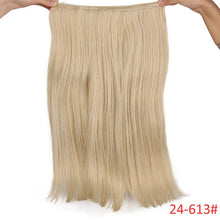 Load image into Gallery viewer, AISI BEAUTY No Clips in  One Piece Synthetic Hair Extensions Long Fish Line Straight Hair Extensions Secret Invisible Hairpieces