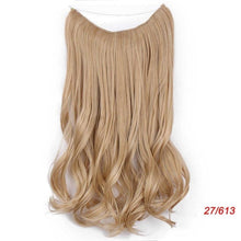 Load image into Gallery viewer, AISI BEAUTY No Clips in  One Piece Synthetic Hair Extensions Long Fish Line Straight Hair Extensions Secret Invisible Hairpieces