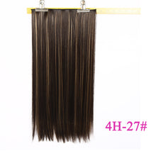 Load image into Gallery viewer, USMEI 5 clips/piece Natural Silky straight Hair Extention 24&quot;inches 120g Clip in women pieces Long Fake synthetic Hair