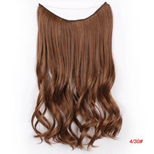 Load image into Gallery viewer, AISI BEAUTY No Clips in  One Piece Synthetic Hair Extensions Long Fish Line Straight Hair Extensions Secret Invisible Hairpieces