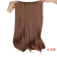 Load image into Gallery viewer, AISI BEAUTY No Clips in  One Piece Synthetic Hair Extensions Long Fish Line Straight Hair Extensions Secret Invisible Hairpieces